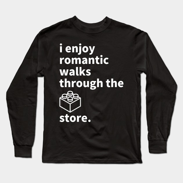 Romantic Walks with the Brick Long Sleeve T-Shirt by Fazoom